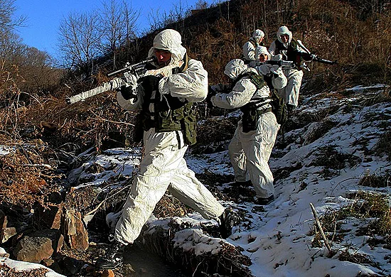 Военнослужащие на учебной подготовке